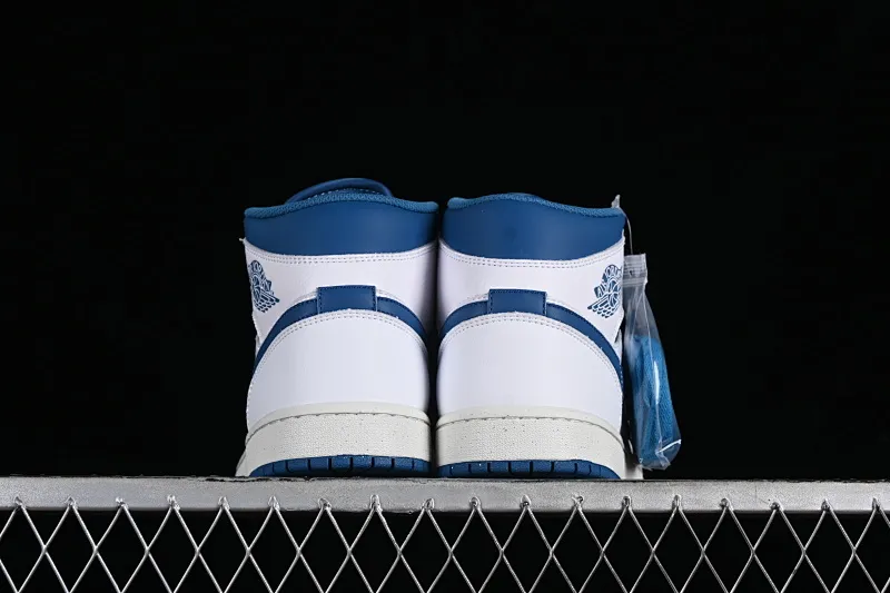 All categories Air Jordan Jordan series basketball shoes Air Jordan 1 Mid Air Jordan 1 Mid "Industrial Blue" AJ1 Joe 1 smoke gray jade Chinese culture basketball shoes FN5215-141